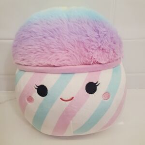Squishmallow 7.5" BEVIN Rainbow Snowcone - Soft Fuzzy Slushy Top Plush